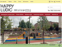 Tablet Screenshot of happyludic.com